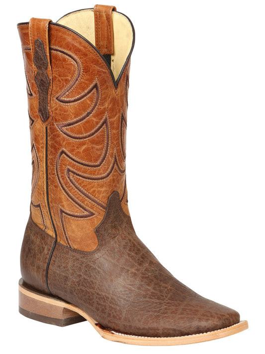 The Pro Rodeo Boot — Brown Elephant Print (No. 45767)