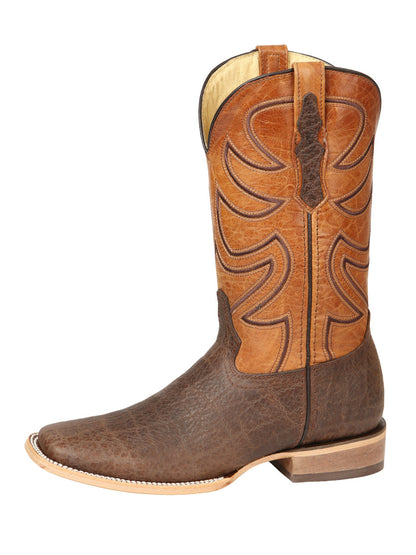 The Pro Rodeo Boot — Brown Elephant Print (No. 45767)