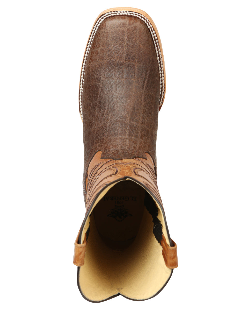 The Pro Rodeo Boot — Brown Elephant Print (No. 45767)