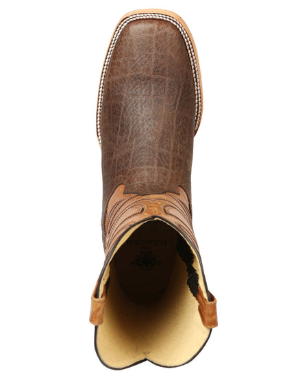 The Pro Rodeo Boot — Brown Elephant Print (No. 45767)