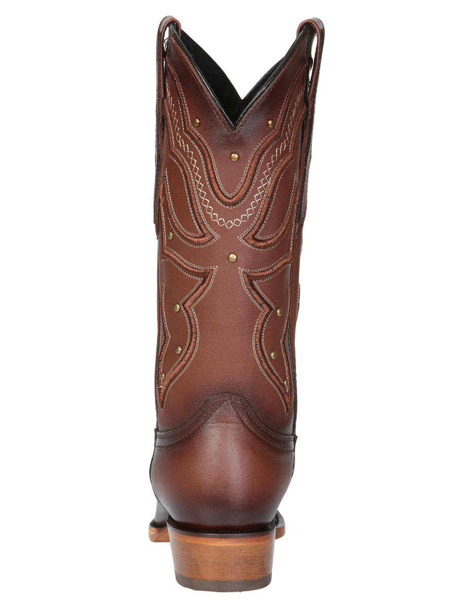 The Women's Square Toe Western Boot — Shedron (No. 45777)