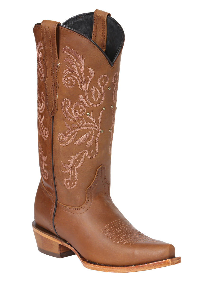 The Women's Vaquera Retro Boot — Honey (No. 45781)