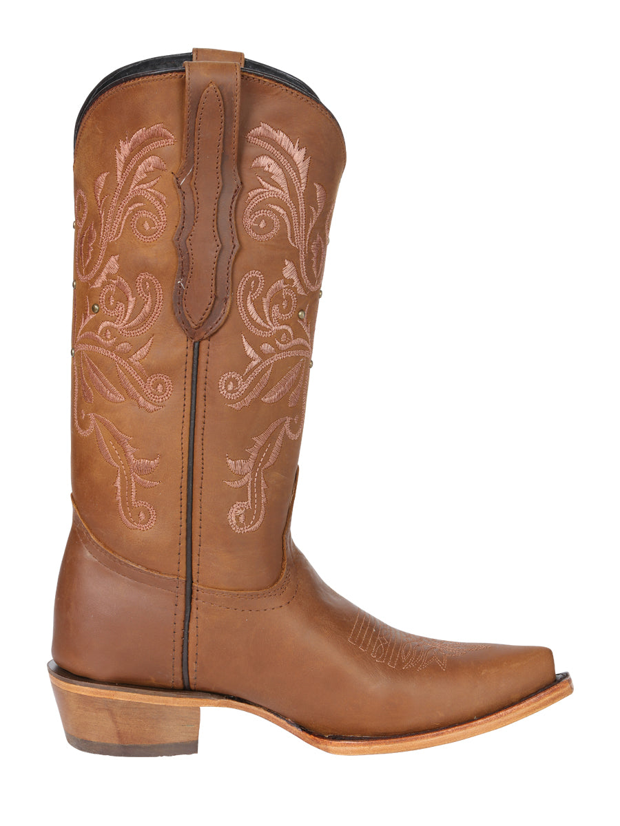 The Women's Vaquera Retro Boot — Honey (No. 45781)