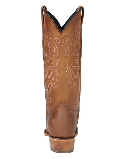 The Women's Vaquera Retro Boot — Honey (No. 45781)