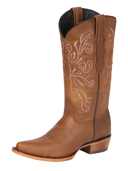 The Women's Vaquera Retro Boot — Honey (No. 45781)