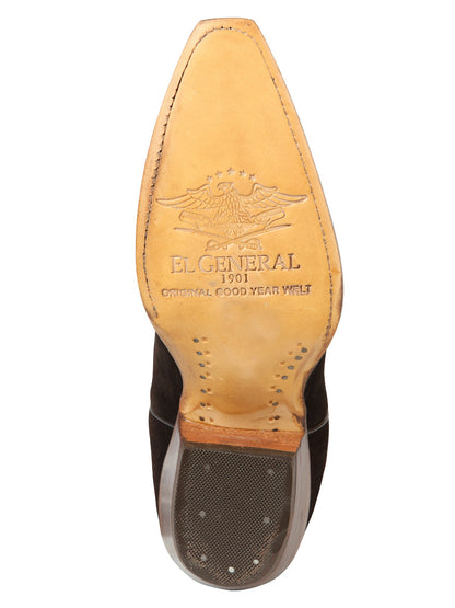 The Women's Embroidered Tall Boot — Dark Brown (No. 45789)