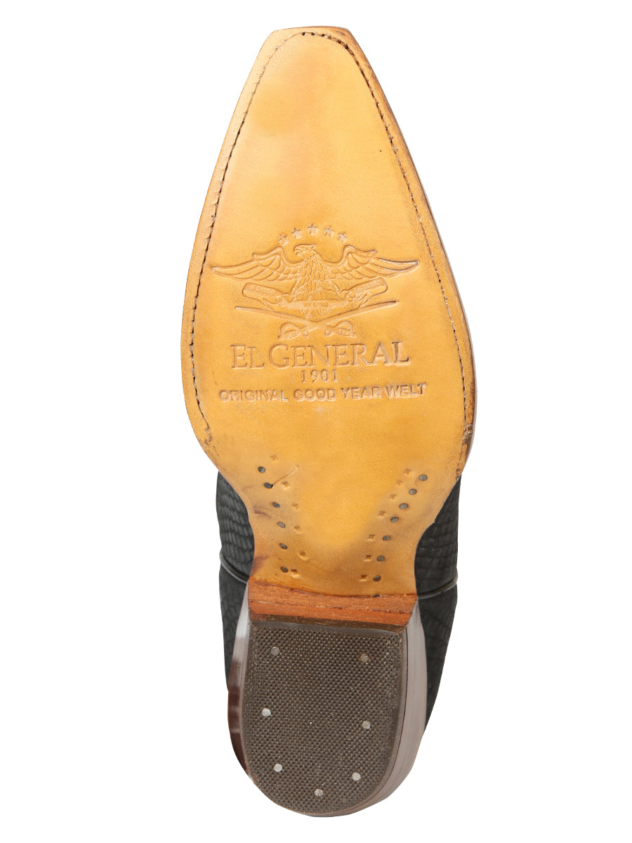 The Women's Tall Western Boot — Black Python Print (No. 45791)