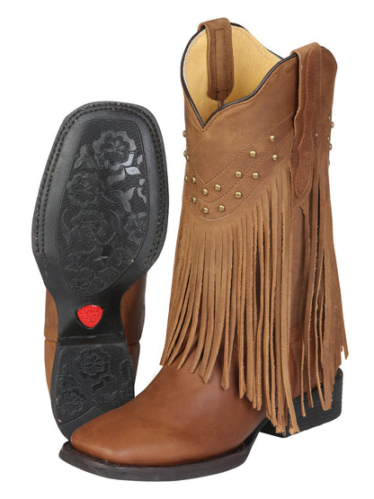 The Women's Fringe Rodeo Boot — Honey (No. 45799)