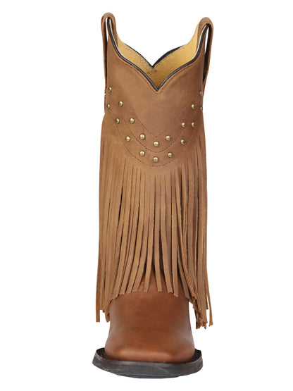 The Women's Fringe Rodeo Boot — Honey (No. 45799)