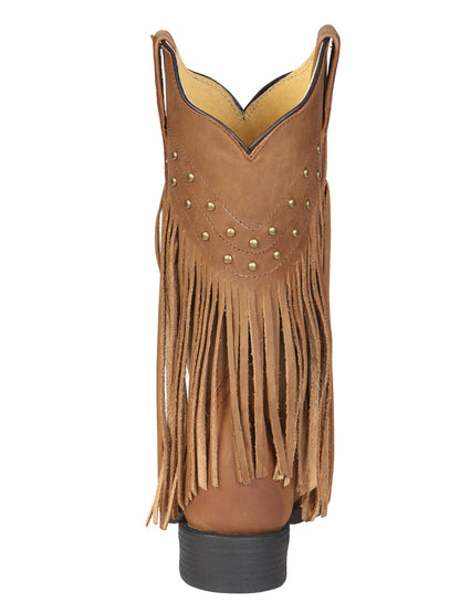 The Women's Fringe Rodeo Boot — Honey (No. 45799)