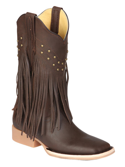 The Women's Fringe Rodeo Boot — Brown (No. 45800)