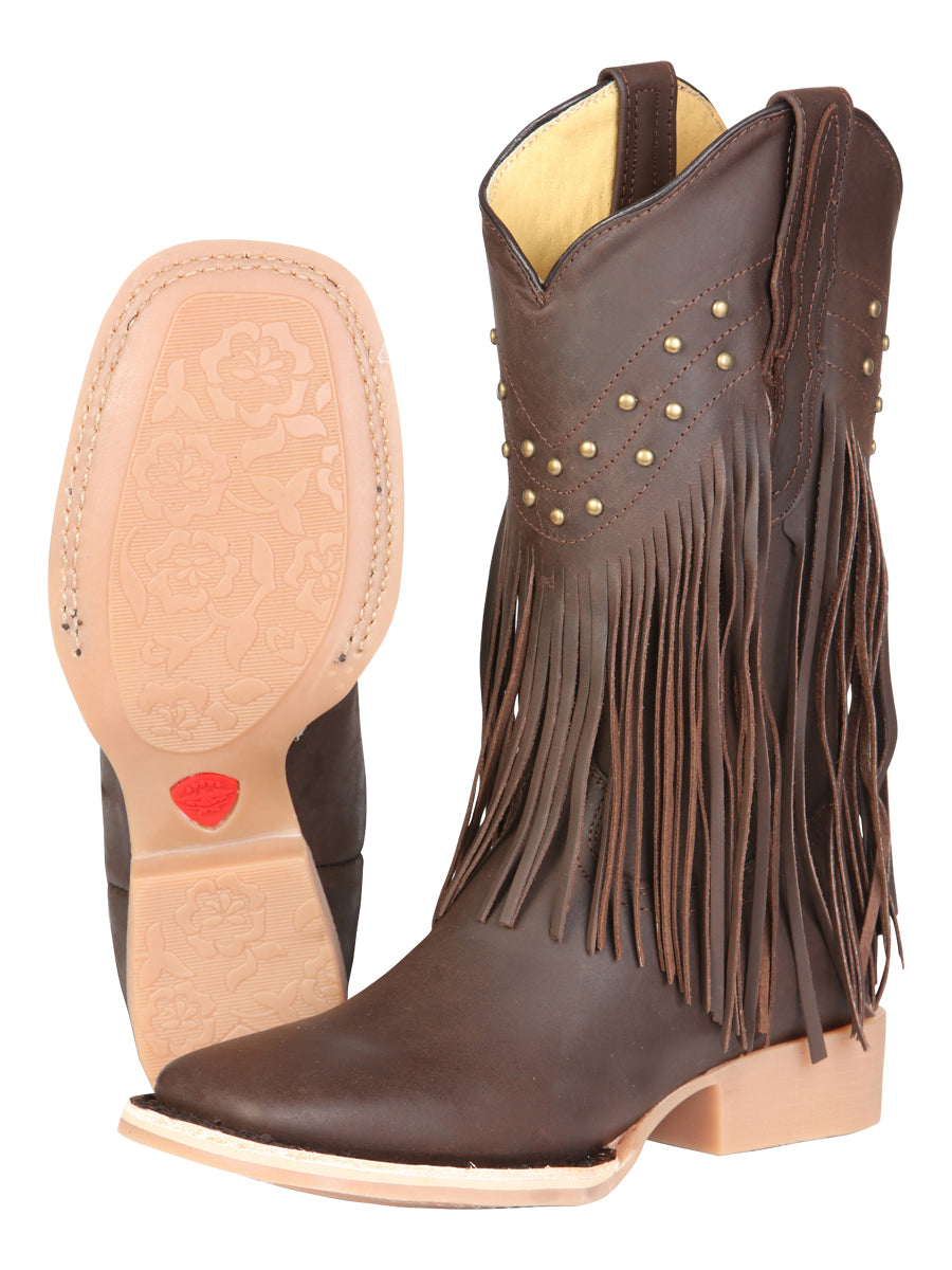 The Women's Fringe Rodeo Boot — Brown (No. 45800)