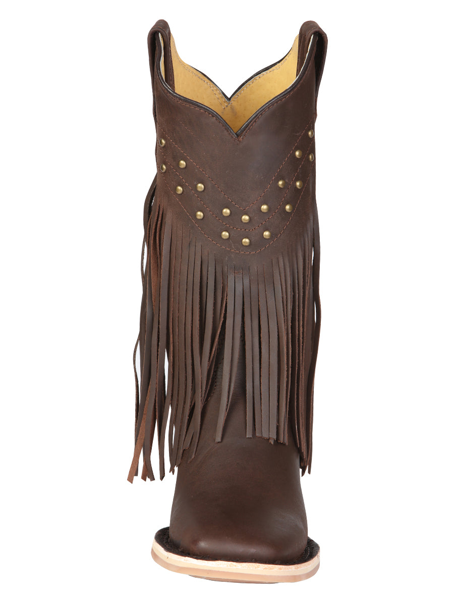 The Women's Fringe Rodeo Boot — Brown (No. 45800)