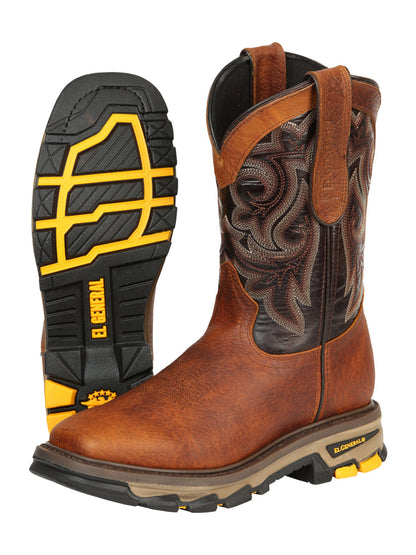 The Rodeo Work Boot — Redwood Shoulder Leather (No. 45806)