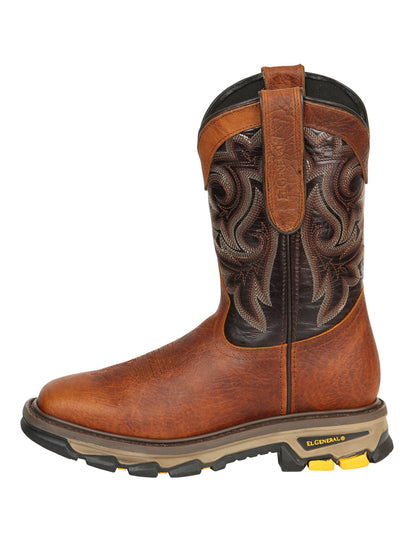 The Rodeo Work Boot — Redwood Shoulder Leather (No. 45806)