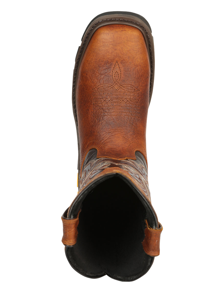 The Rodeo Work Boot — Redwood Shoulder Leather (No. 45806)