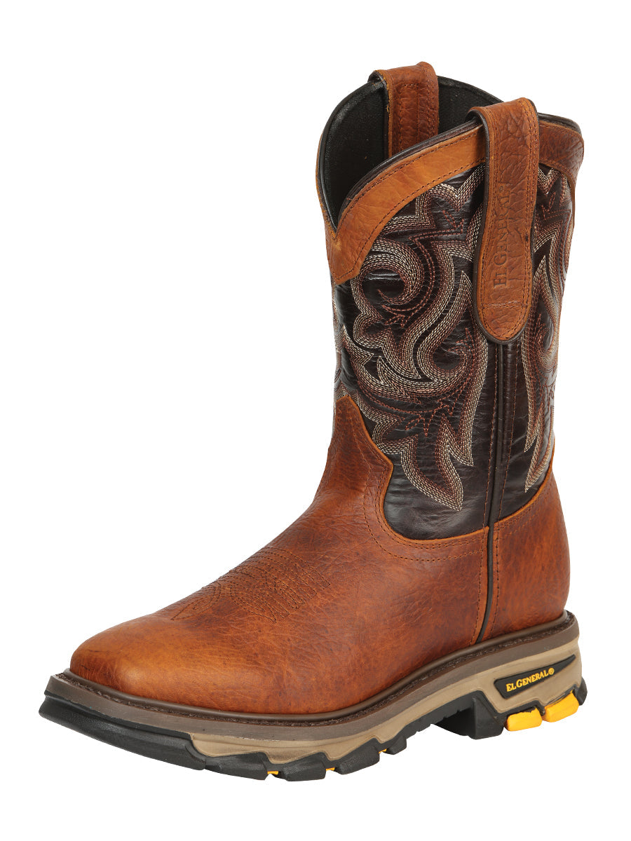 The Rodeo Work Boot — Redwood Shoulder Leather (No. 45806)