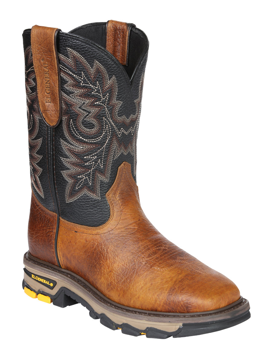 The Rodeo Work Boot — Redwood Shoulder Leather (No. 45811)