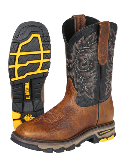 The Rodeo Work Boot — Redwood Shoulder Leather (No. 45811)