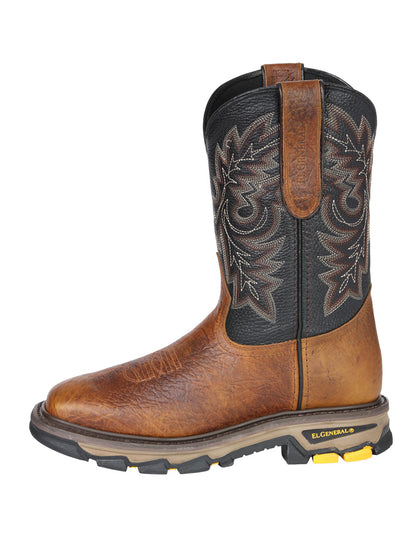 The Rodeo Work Boot — Redwood Shoulder Leather (No. 45811)