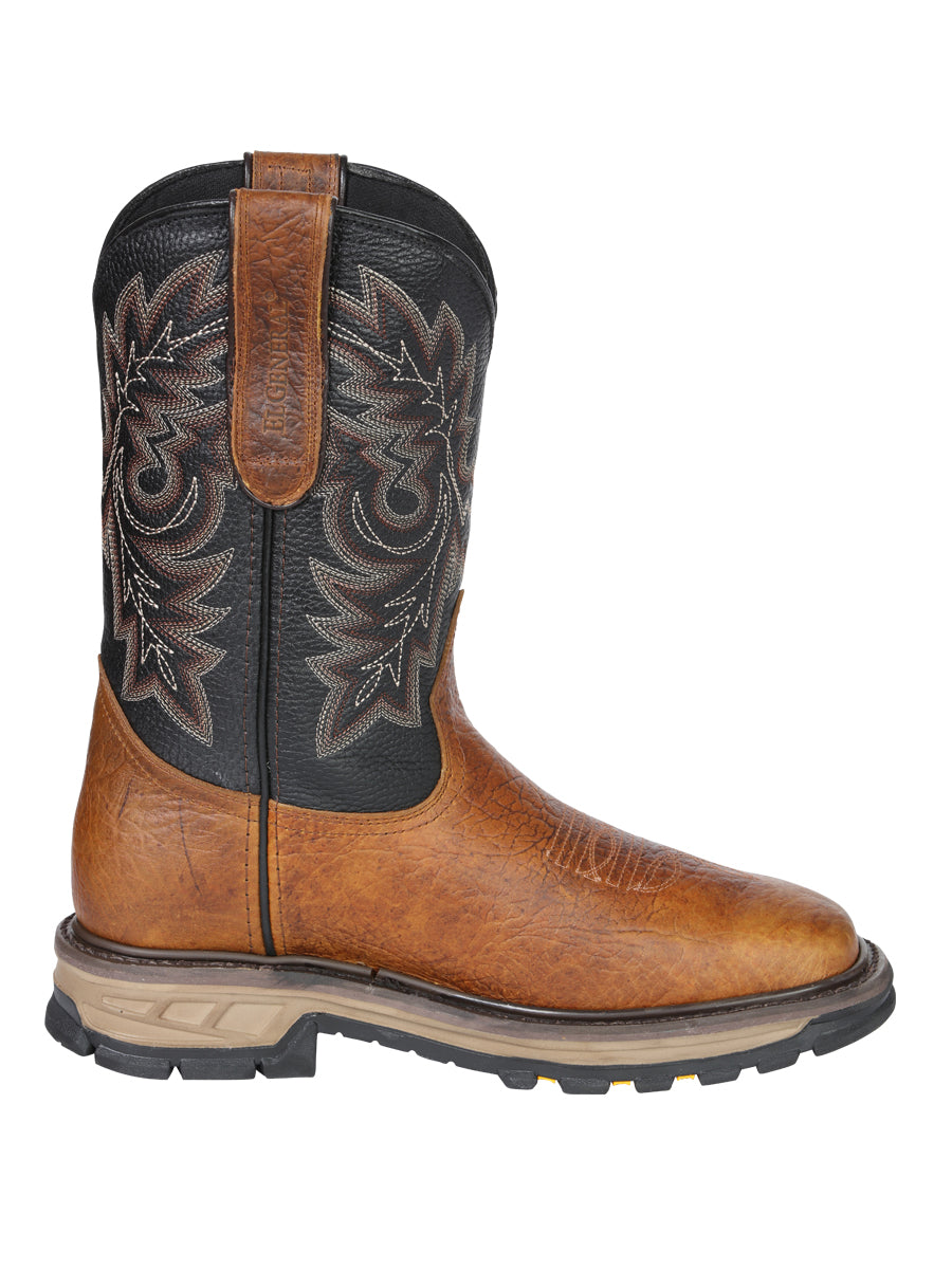 The Rodeo Work Boot — Redwood Shoulder Leather (No. 45811)