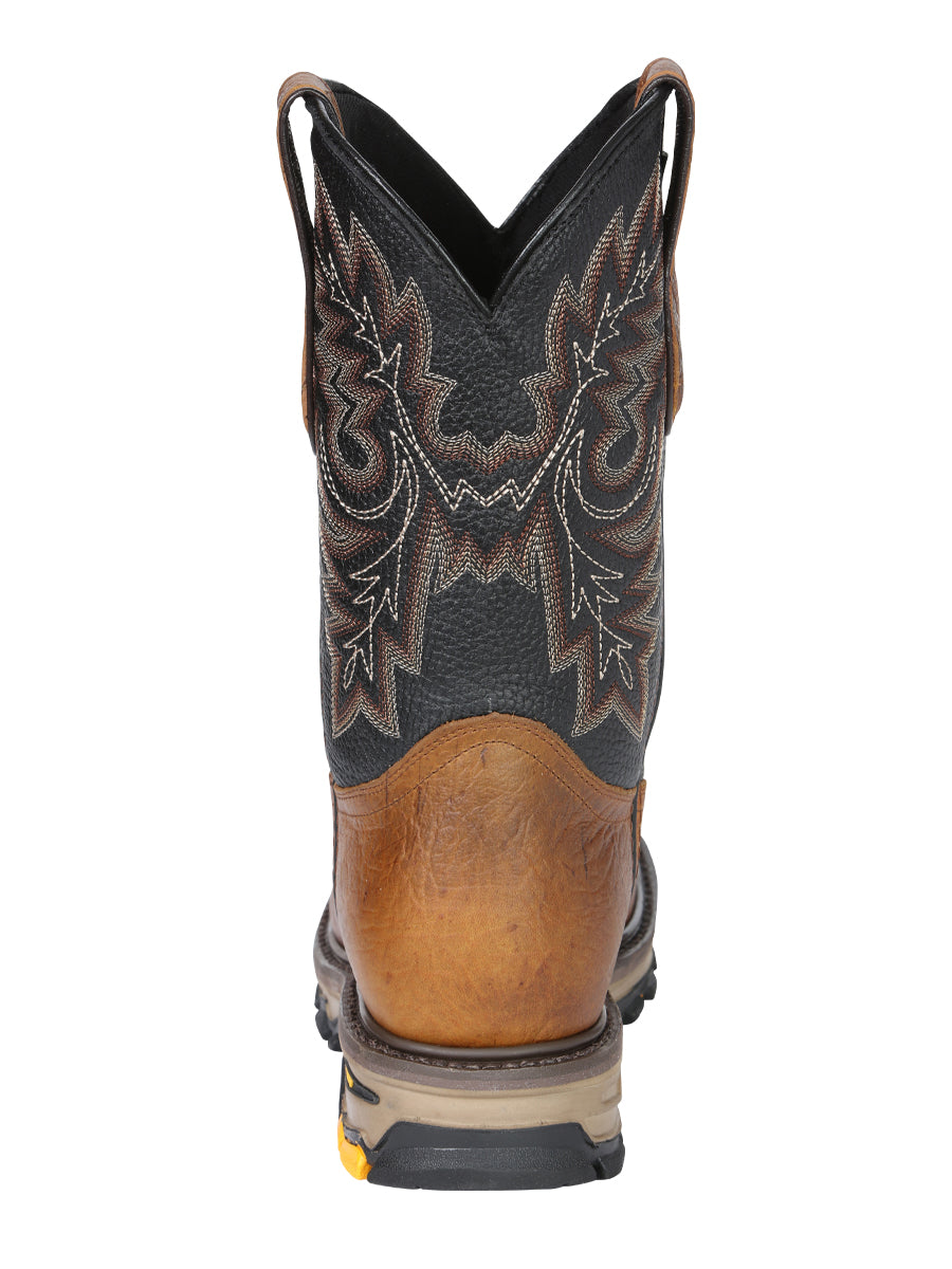 The Rodeo Work Boot — Redwood Shoulder Leather (No. 45811)