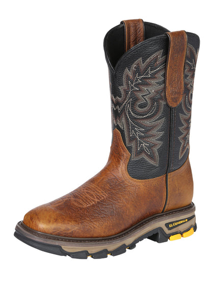 The Rodeo Work Boot — Redwood Shoulder Leather (No. 45811)