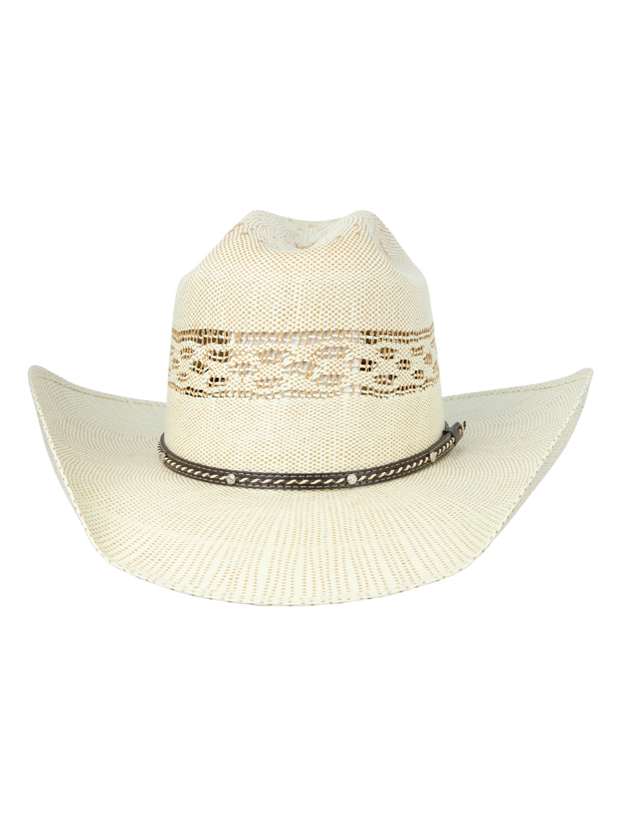 The 20X Bangora Straw Hat — Ringers Crown, Ivory & Brown (No. 45880)