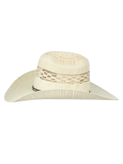 The 20X Bangora Straw Hat — Ringers Crown, Ivory & Brown (No. 45880)