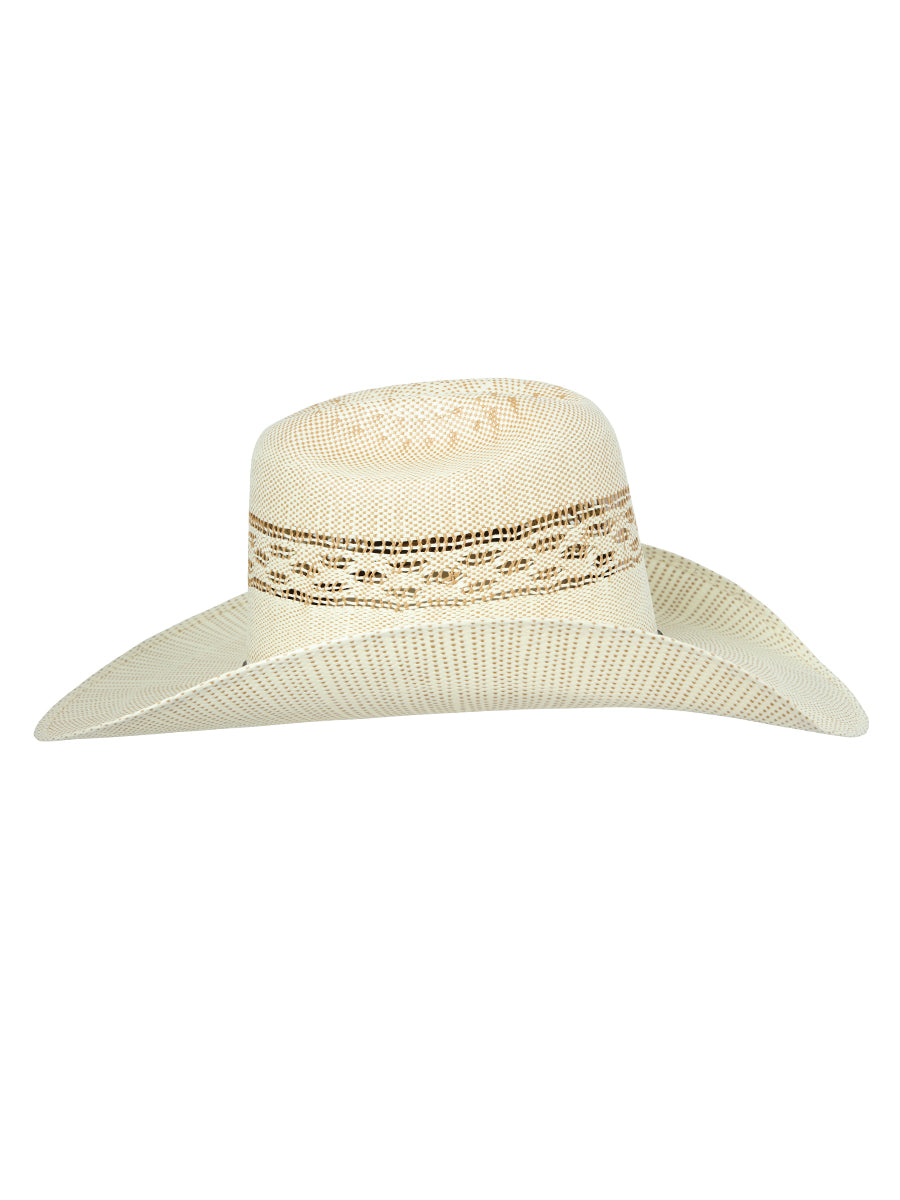 The 20X Bangora Straw Hat — Ringers Crown, Ivory & Brown (No. 45880)