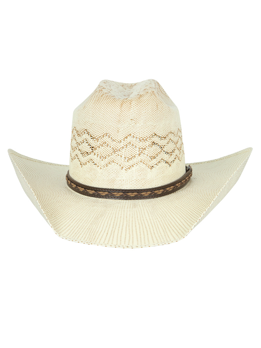 The 20X Bangora Straw Hat — Ringers Crown, Ivory & Tan (No. 45883)