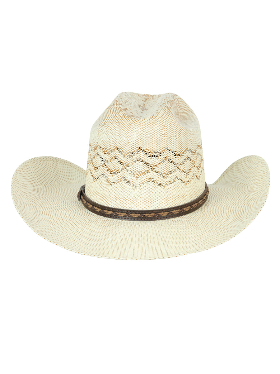 The 20X Bangora Straw Hat — Ringers Crown, Ivory & Tan (No. 45883)