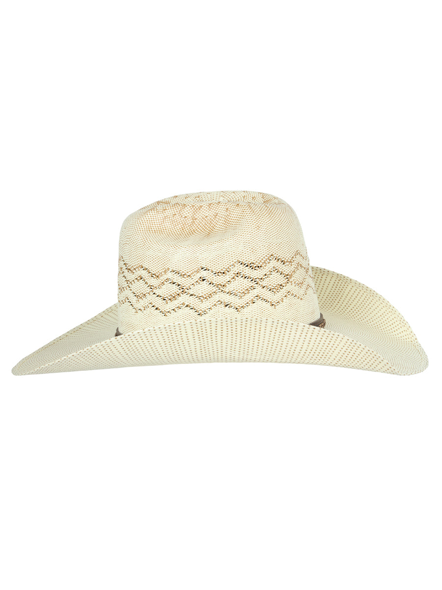 The 20X Bangora Straw Hat — Ringers Crown, Ivory & Tan (No. 45883)