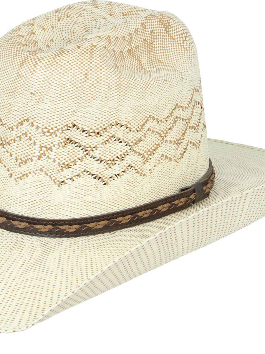 The 20X Bangora Straw Hat — Ringers Crown, Ivory & Tan (No. 45883)