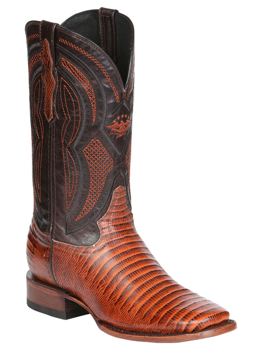 The Pro Rodeo Boot — Cognac Lizard Print (No. 45930)