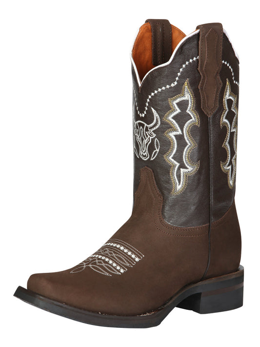 The Rodeo Boot — Camel Nobuck (No. 51113)