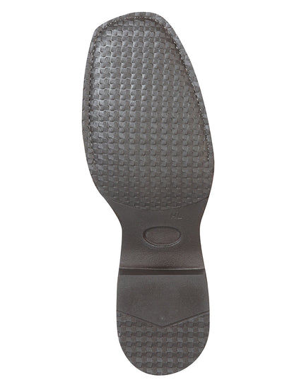 The Rodeo Boot — Embroidered Nobuck, Dark Brown
