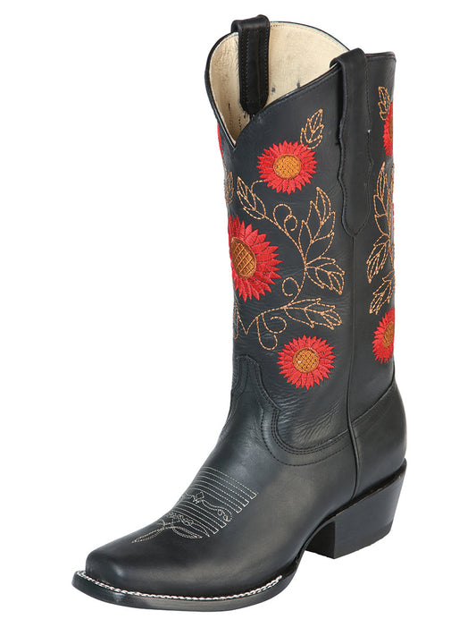 The Women's Western Boot — Crazy Black (No. 51163)