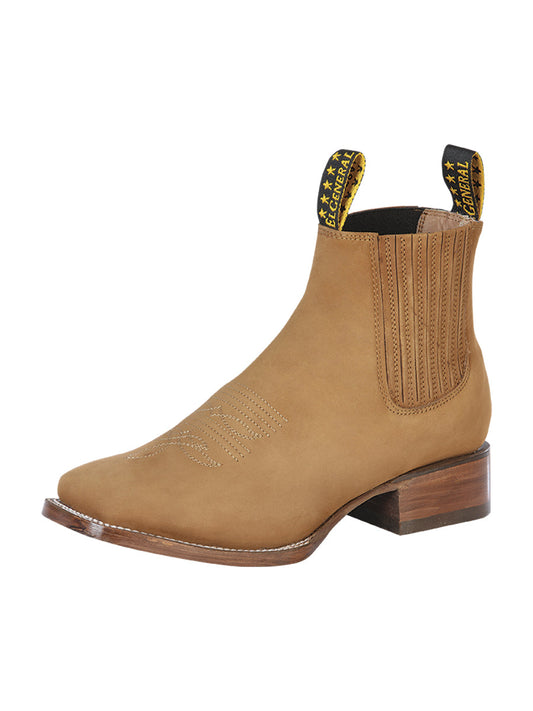 The Nobuck Ankle Boot — Old Gold (No. 126196)