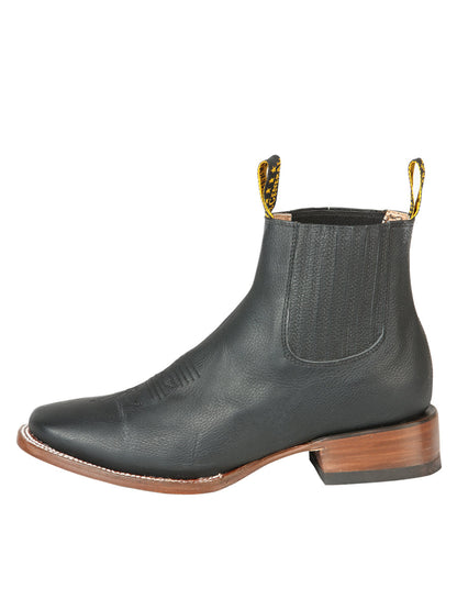 El General Men’s Ankle Boots - Cimarron Leather Black 126610