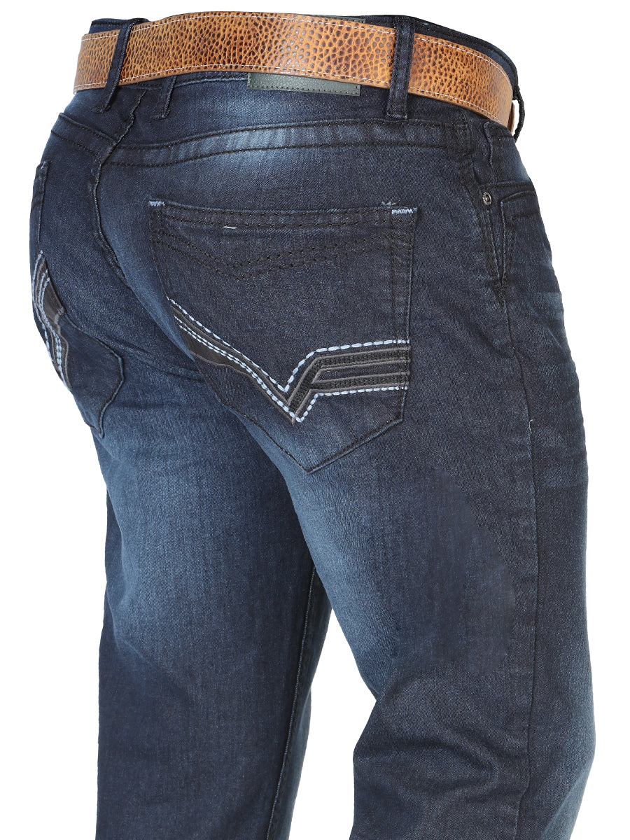 The Skinny Stretch Jean — Dark Blue