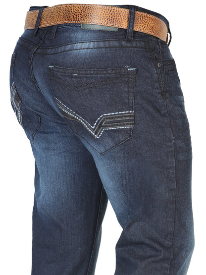 The Skinny Stretch Jean — Dark Blue