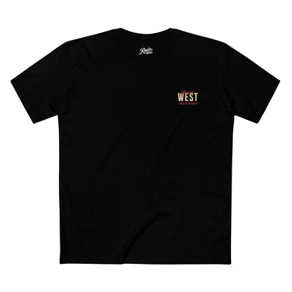 West Rodeo Cowboy Tee — 'Recio West Cabalga Sin Freno' Graphic Tee