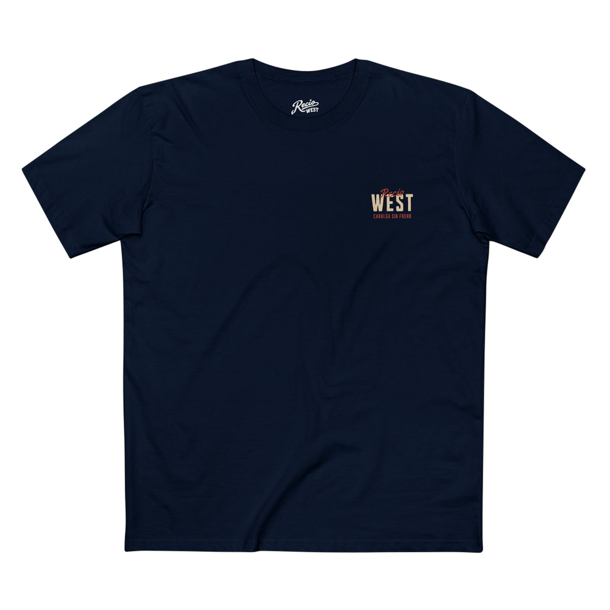West Rodeo Cowboy Tee — 'Recio West Cabalga Sin Freno' Graphic Tee