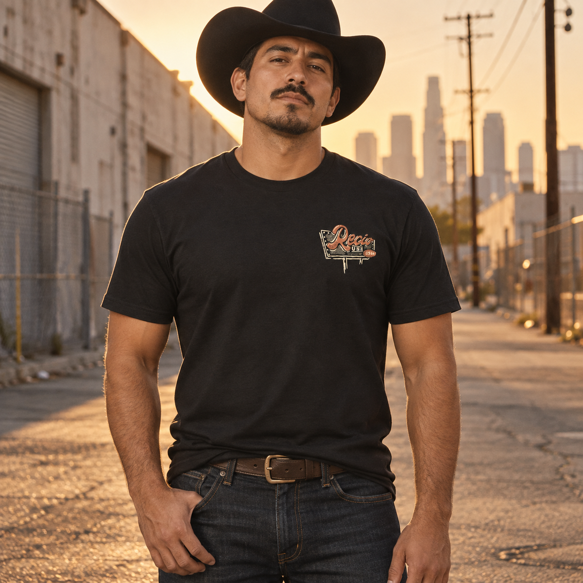 Life’s Short, Take the Long Road Western Graphic Tee – Vintage Black