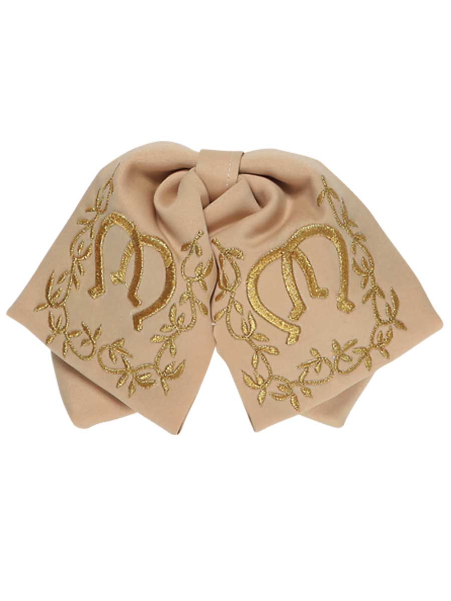 Kids 
Mexican Charro Bow Tie 100% Polyester Kakhi/Gold  600144