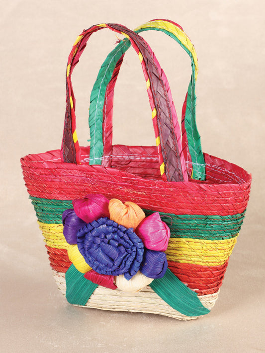 Artisanal Candy Party Bag 100% Palm Leaf Multicolor 602142