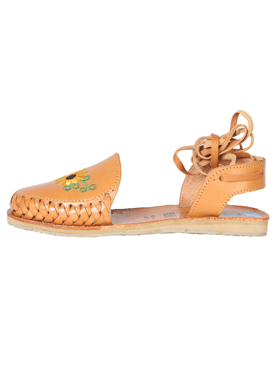 Mexican Artisanal Sandals Leather Tan 603920