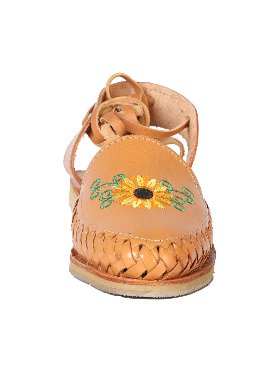 Mexican Artisanal Sandals Leather Tan 603920