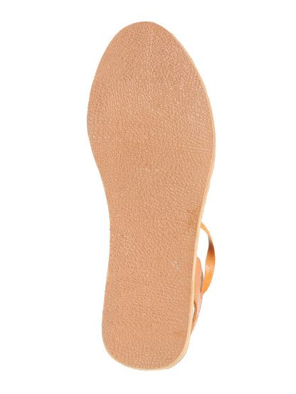 Mexican Artisanal Sandals Leather Honey 604020